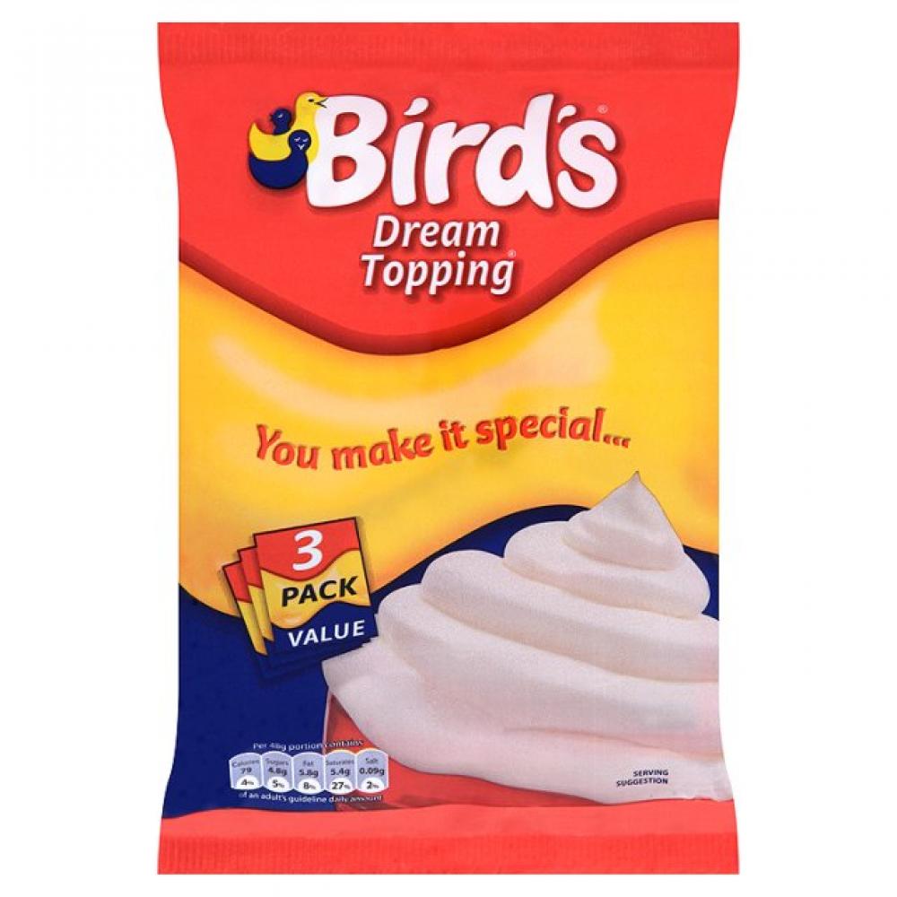 Birds Dream Topping 36G - Tesco Groceries