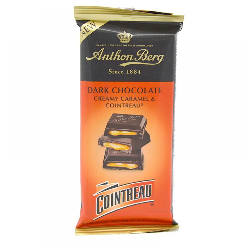 Anthon Berg Dark Chocolate with Creamy Caramel and Cointreau 90g
