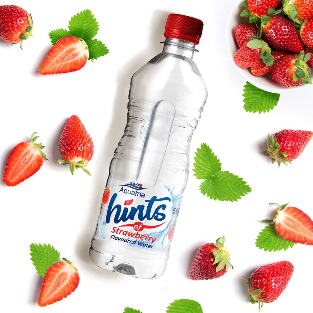 Aquafria Strawberry Flavoured Water 500ml