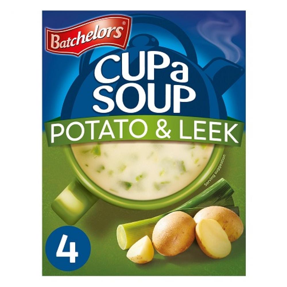Batchelors Cup a Soup Potato and Leek 4 Sachets 107g