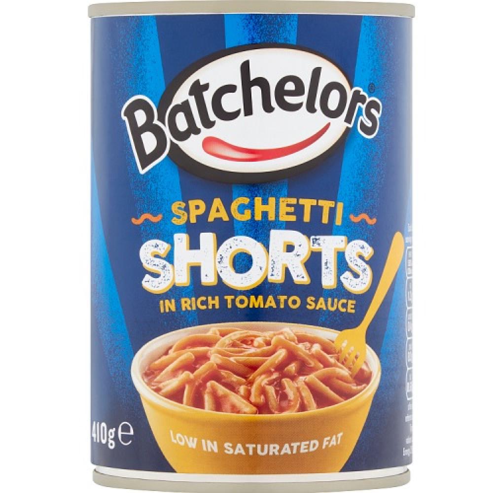 Batchelors Spaghetti Shorts In Tomato Sauce 410g