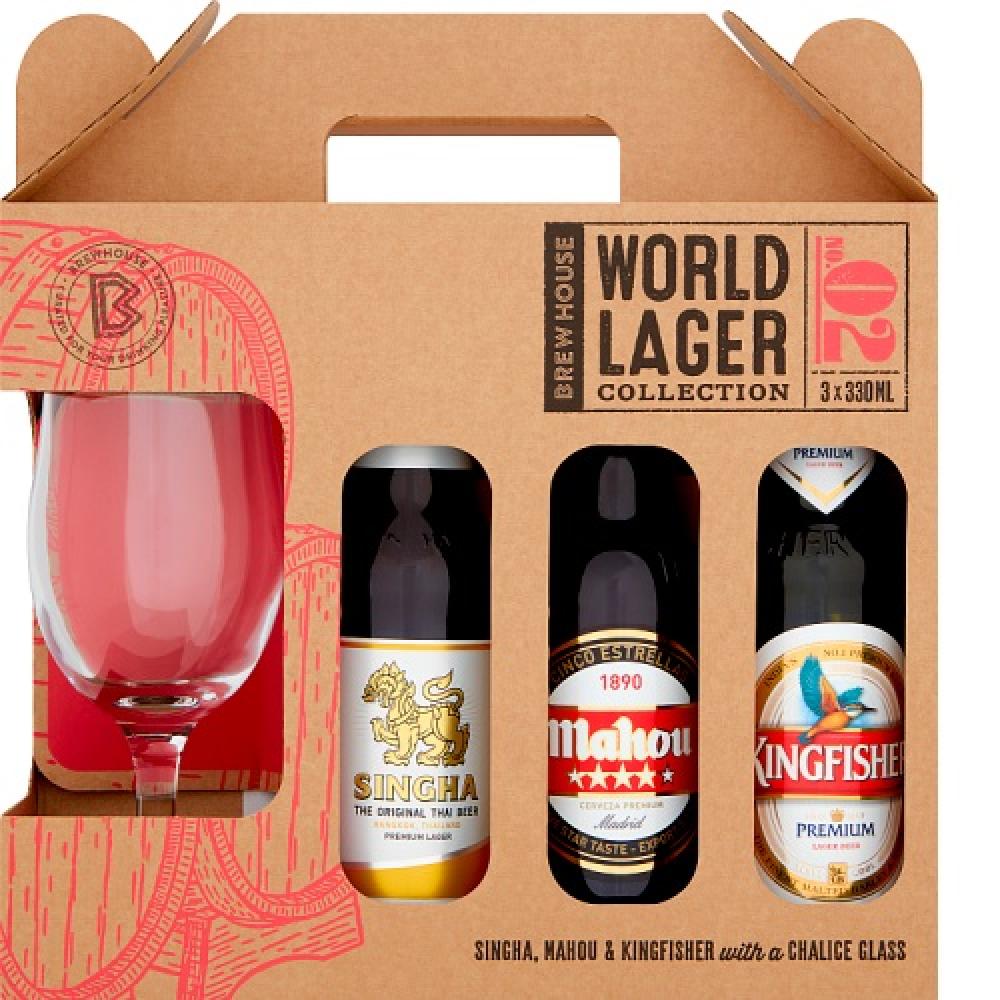Brew House World Lager Collection No2 3 x 330ml