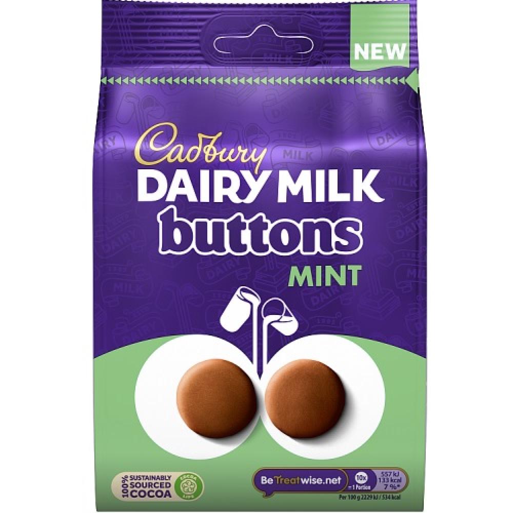 Cadbury Dairy Milk Buttons Mint 110g