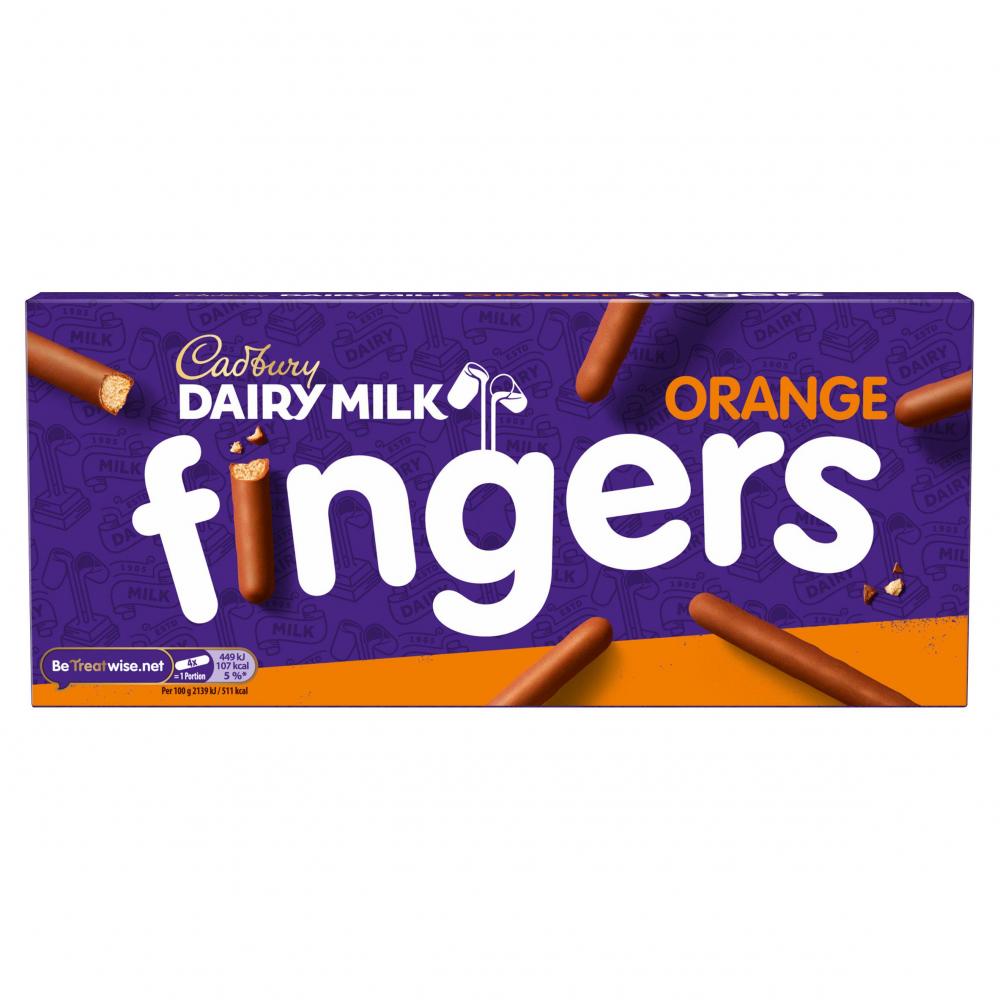 Cadbury Dairy Milk Orange Fingers 114g