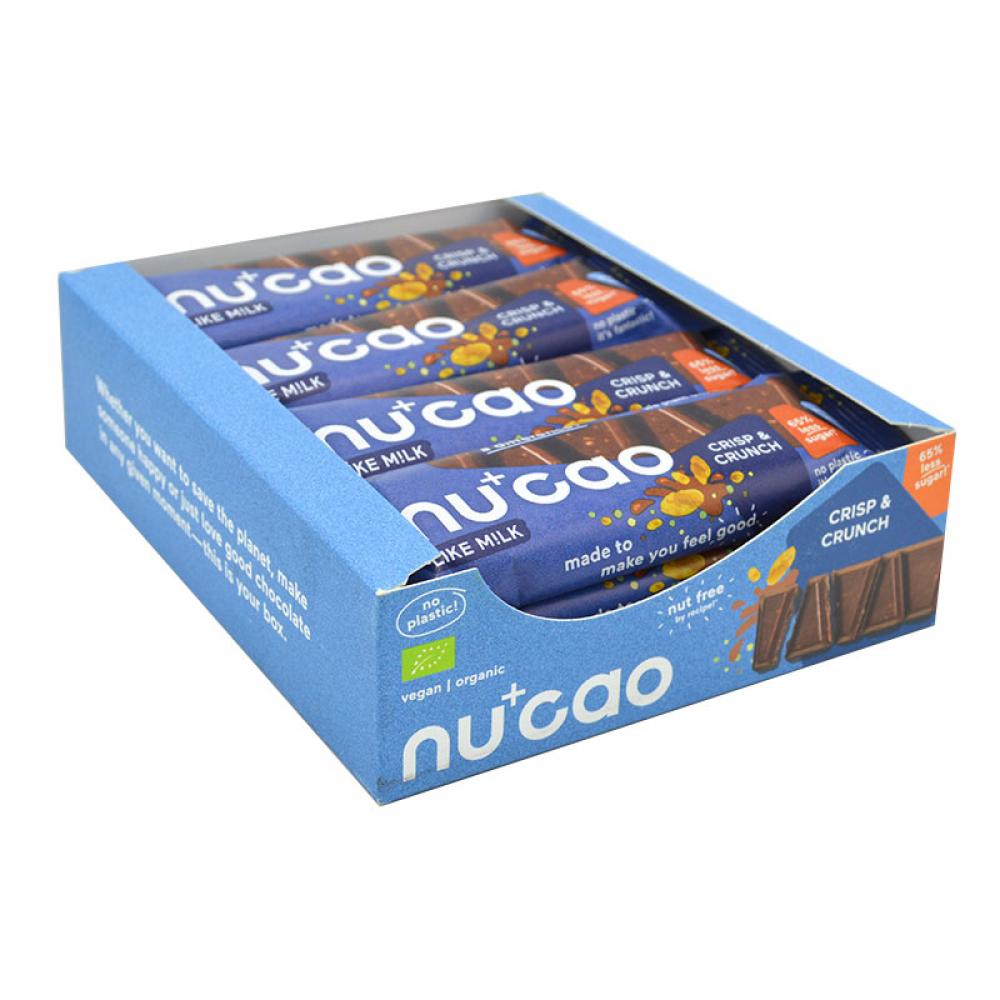 CASE PRICE  Nucao Organic Crisp and Crunch Bar 12 x 40g