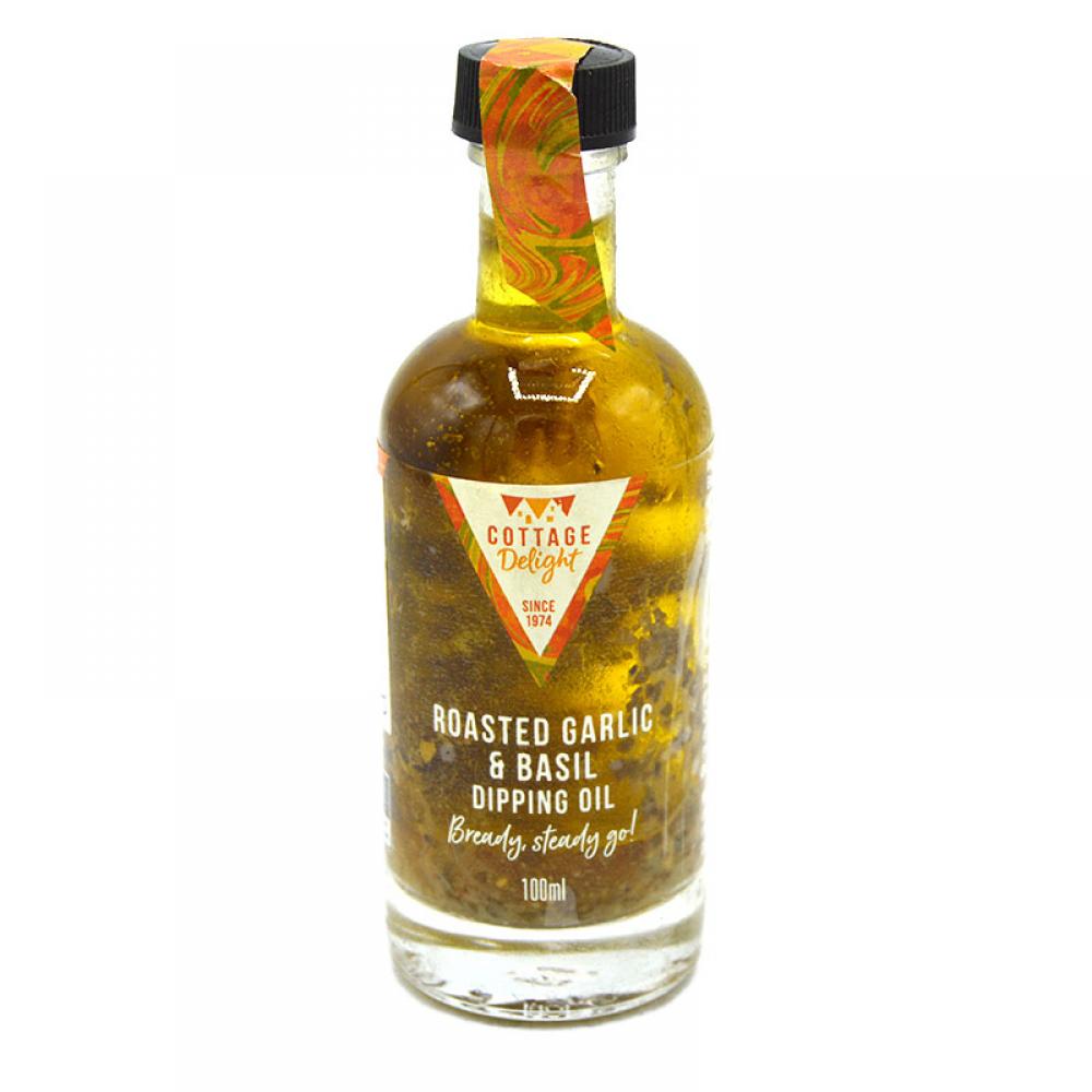 Cottage Delight Roast Garlic and Basil Dipping Oil 100ml