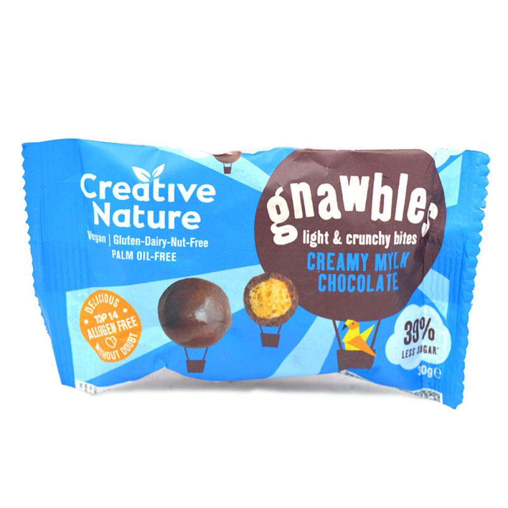 SALE  Creative Nature Gnawbles Creamy Mylk Chocolate 30g