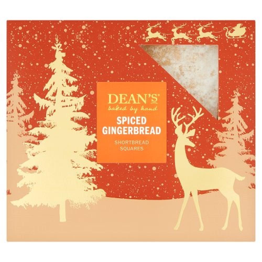 Deans Spiced Gingerbread Shortbread Squares 200g