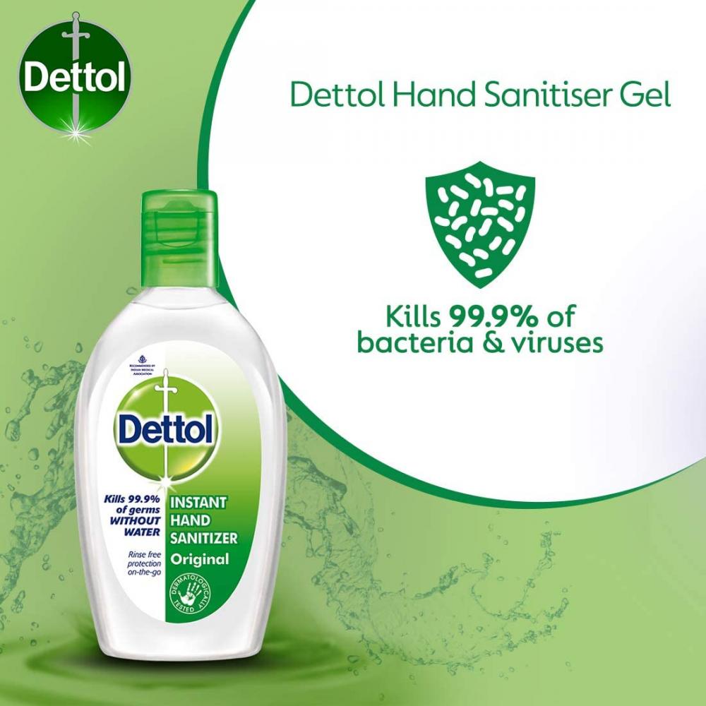 Dettol Hand Sanitiser Anti-bacterial 50 ml