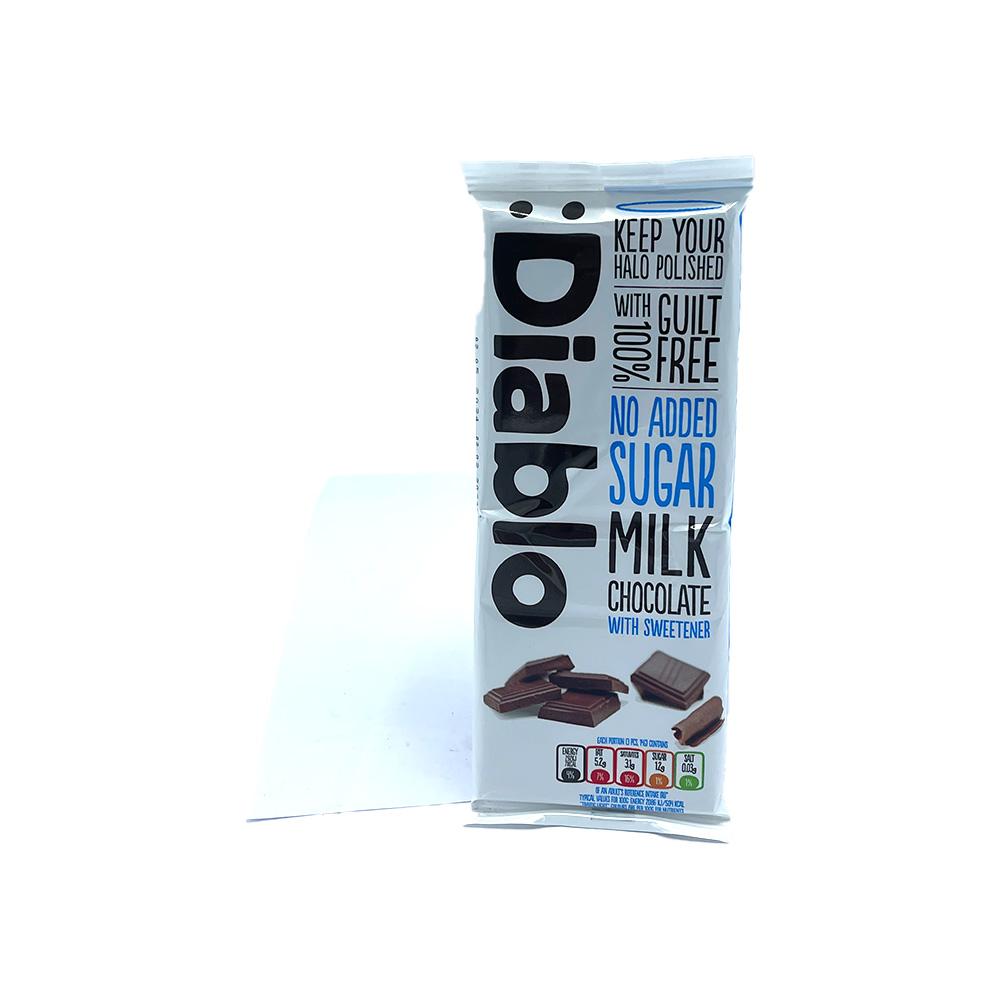 Diablo Milk Chocolate with Sweetener 85g