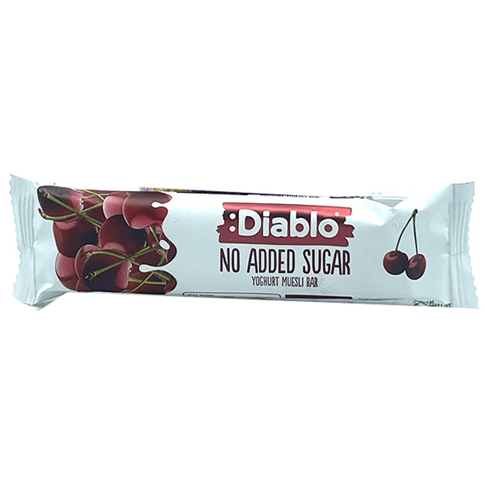 Diablo Sugar Free Yoghurt Muesli Bar Cherry 30g