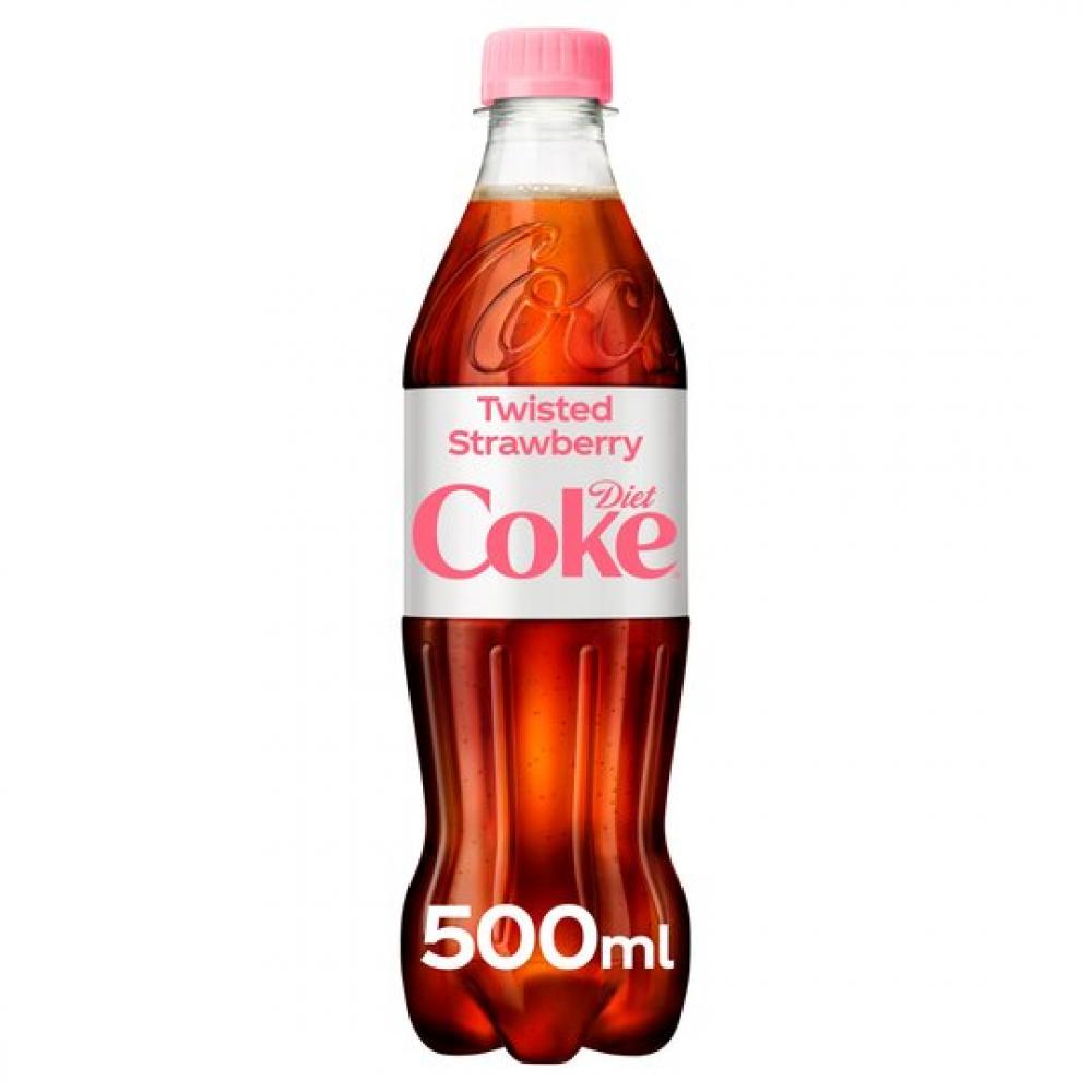 Diet Coke Twisted Strawberry 500ml