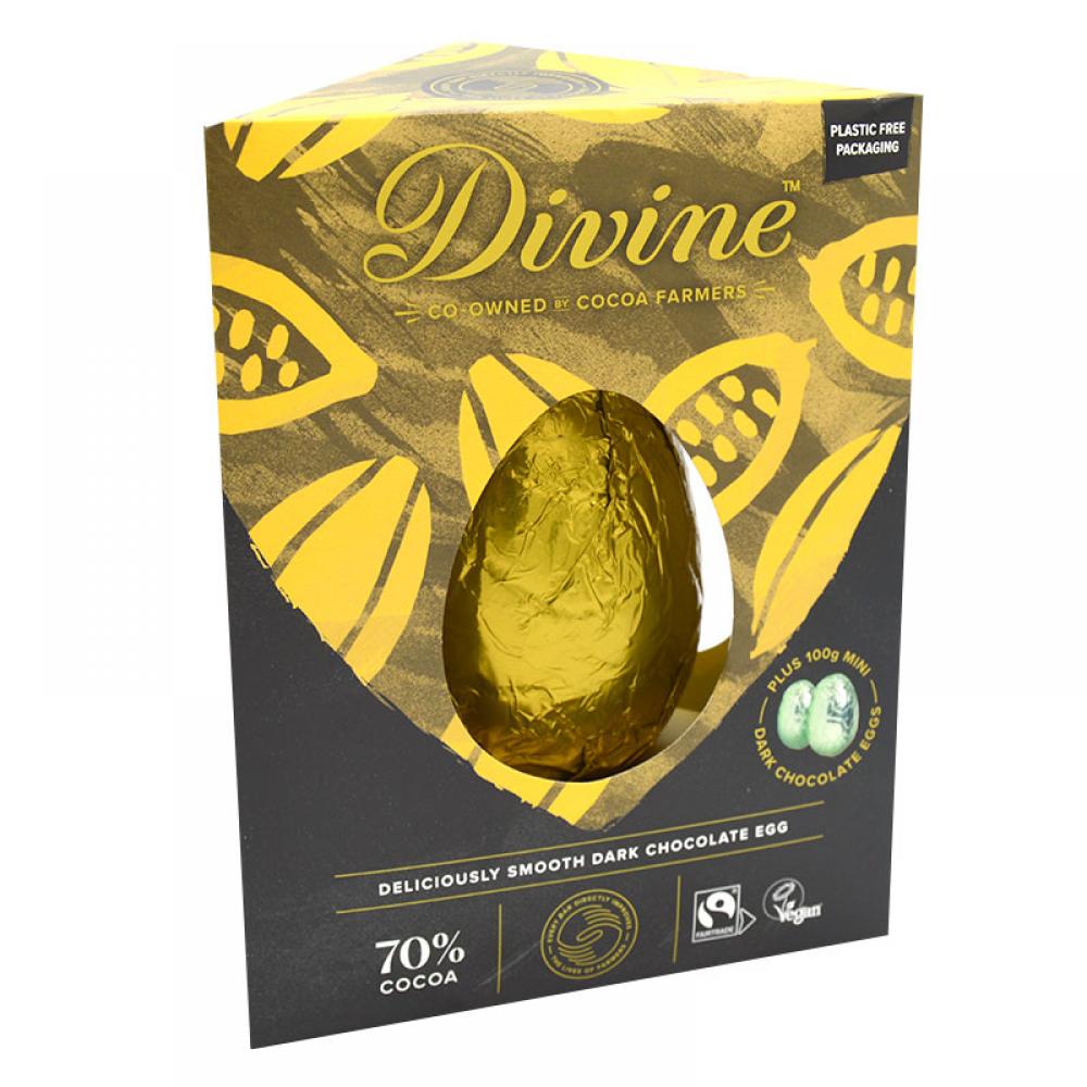 Divine Smooth Dark Chocolate Egg 260g