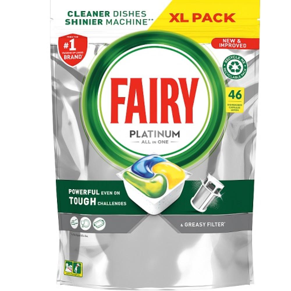 Fairy Platinum All In One Lemon 46 Capsules