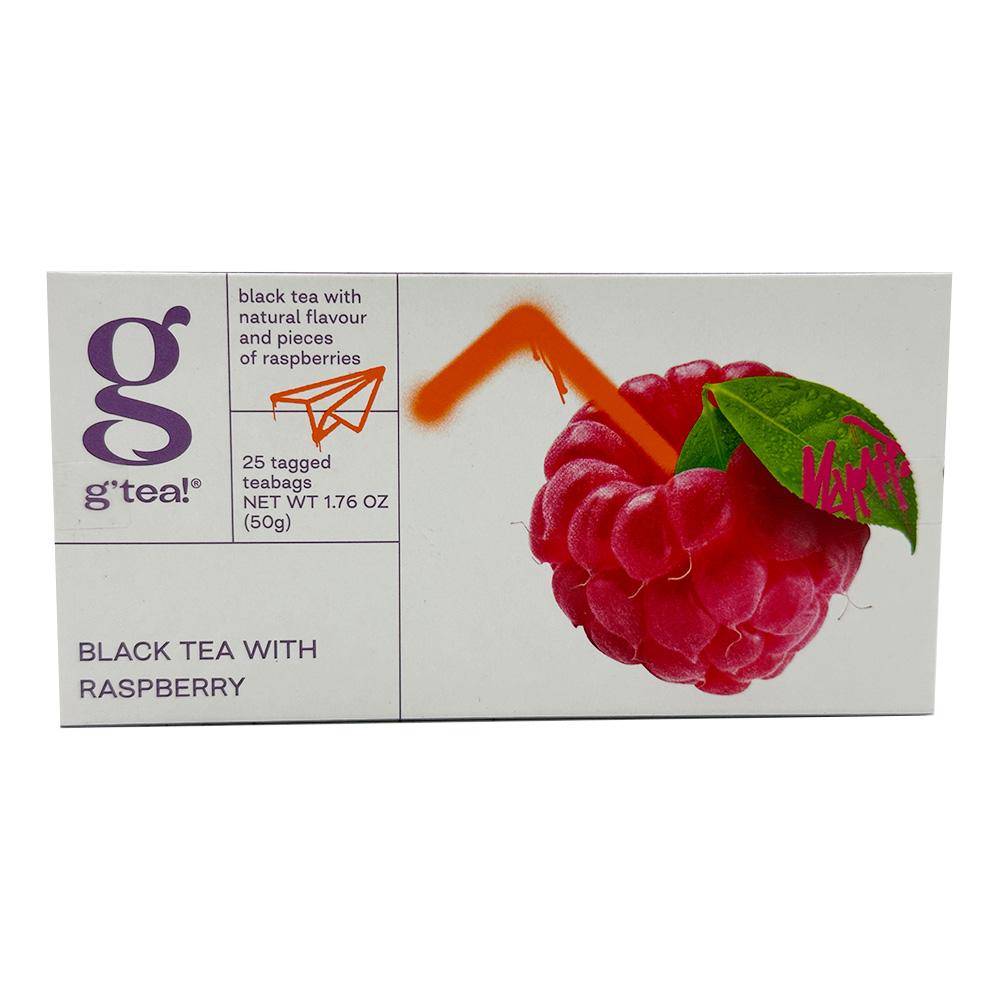 G Tea Black Tea with Raspberry 25 Bags