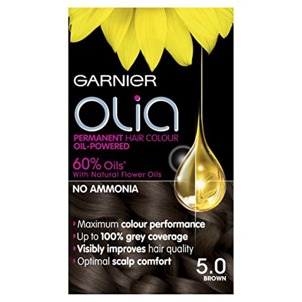 Garnier Olia 5.0 Brown Permanent Hair Dye | Approved Food