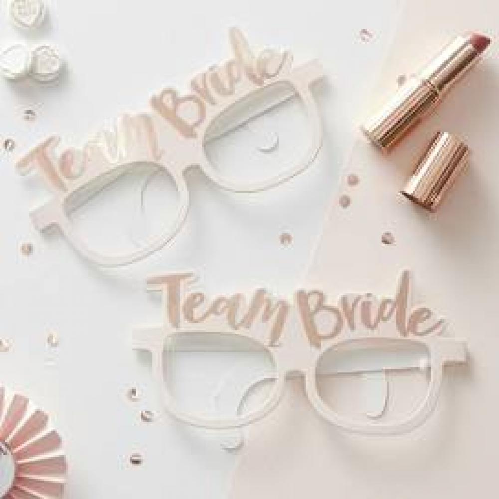 Ginger Ray Team Bride Glasses 8 Pack
