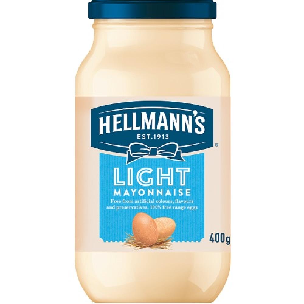 Hellmanns Light Mayonnaise 400g