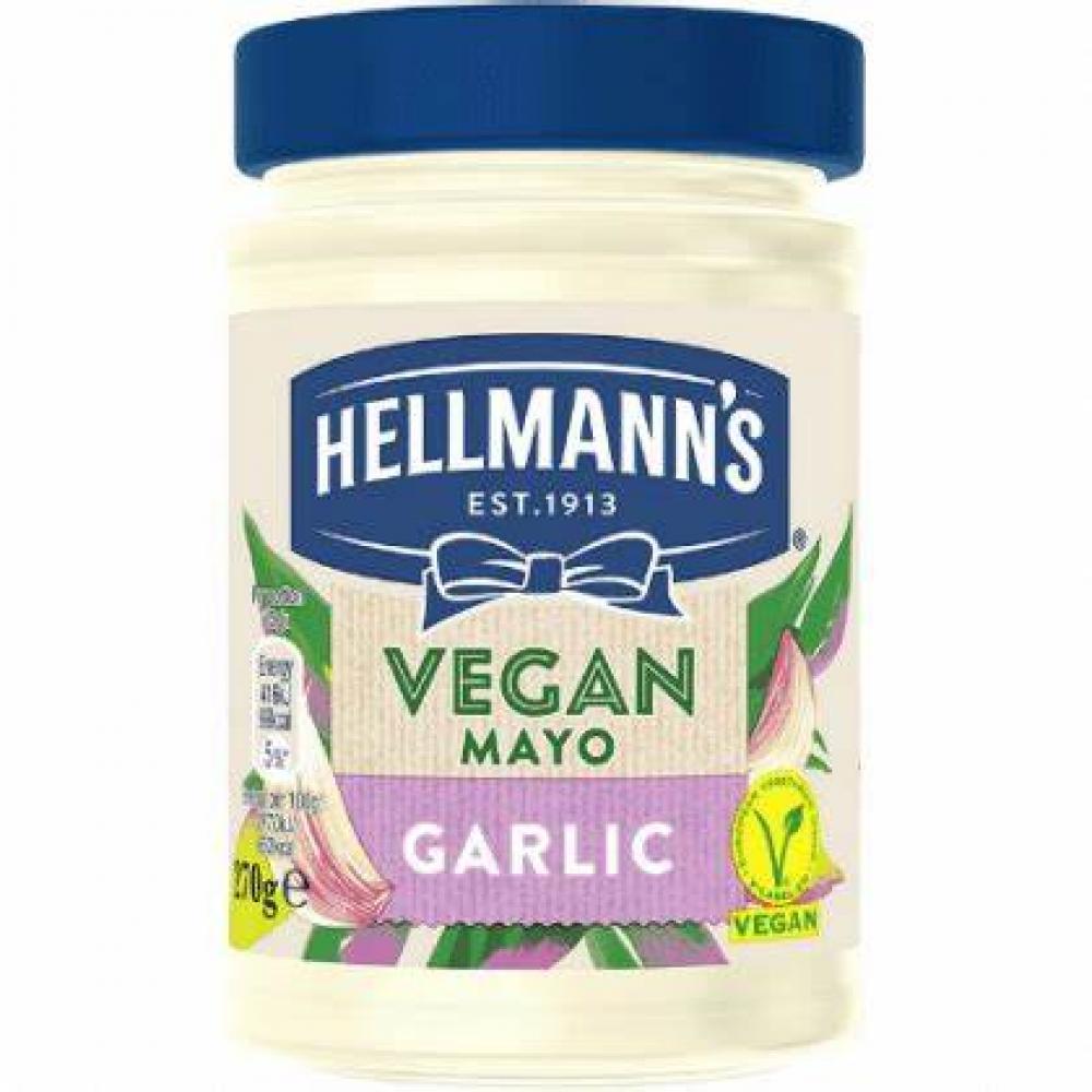 SALE  Hellmanns Vegan Garlic Mayo 270g