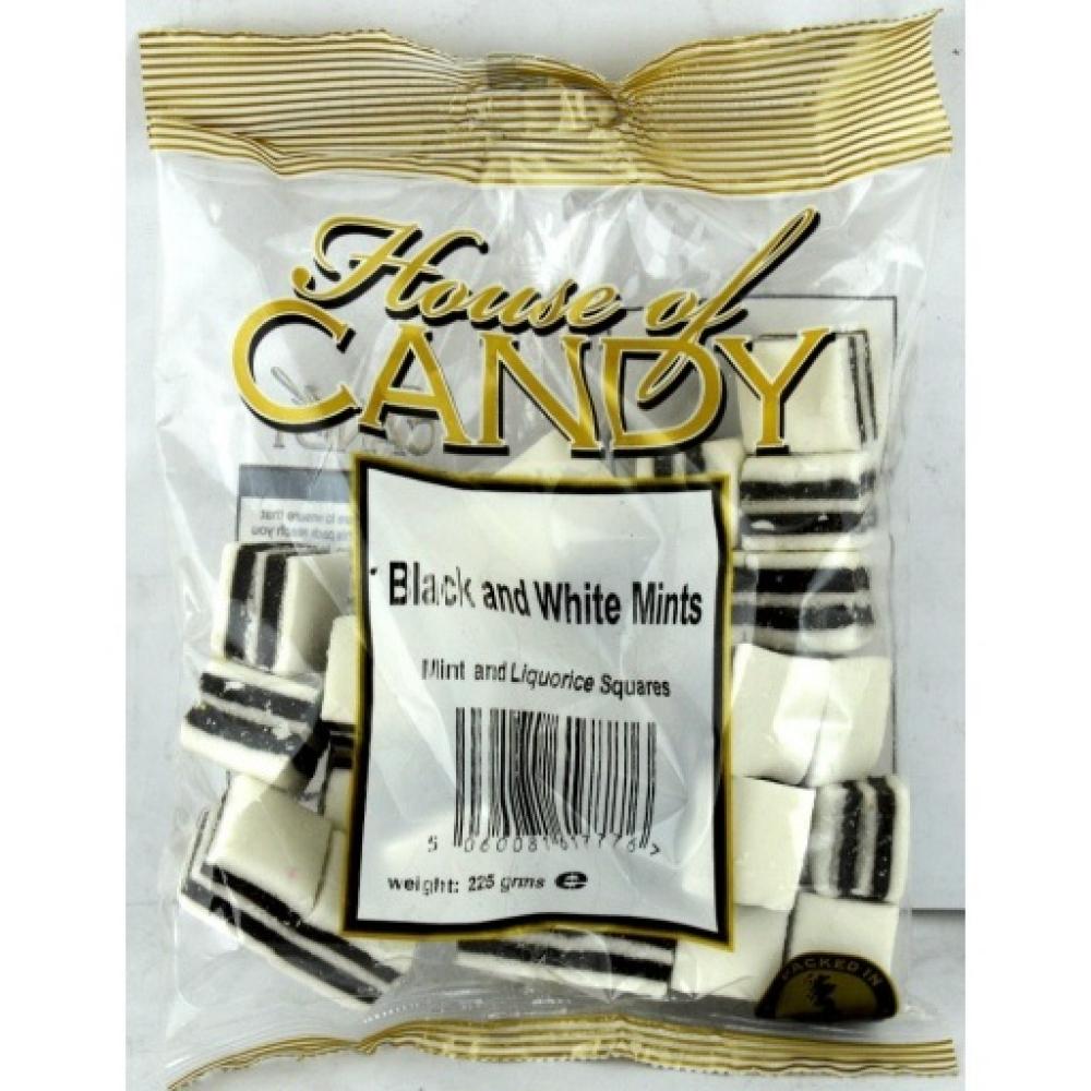 House Of Candy Black and White Mints 225g