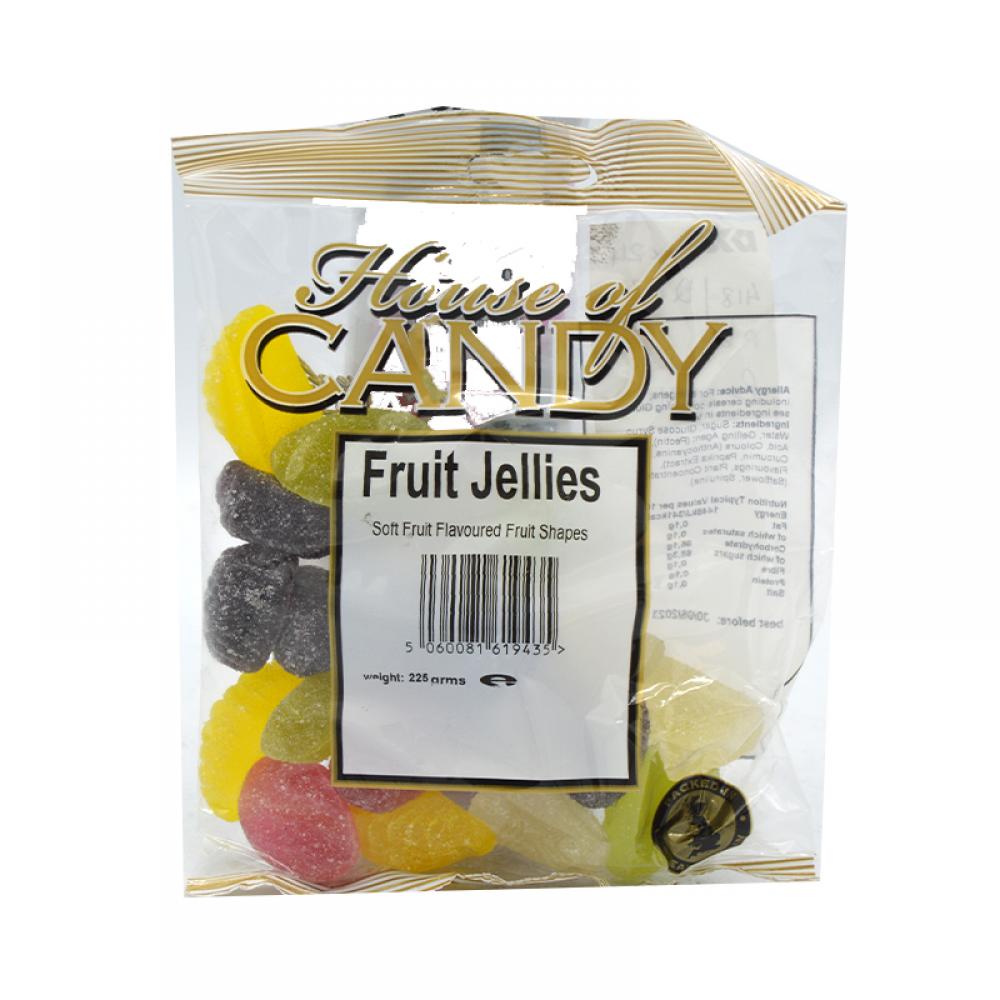 House Of Candy Fruit Jellies 225g
