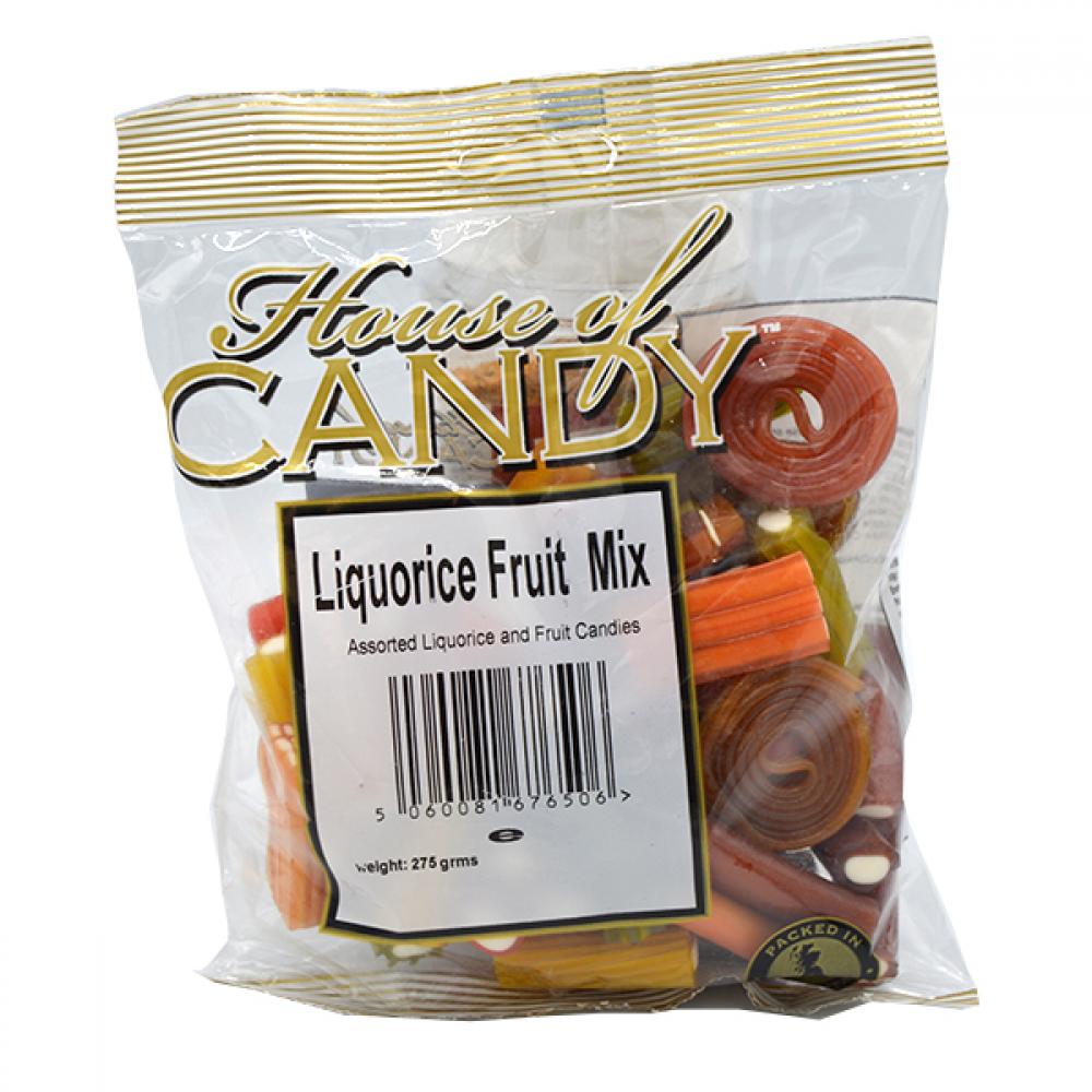 House Of Candy Liquorice Fruit Mix 275g