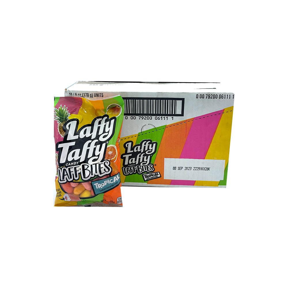 CASE PRICE  Laffy Taffy Laff Bites Tropical 10x170g
