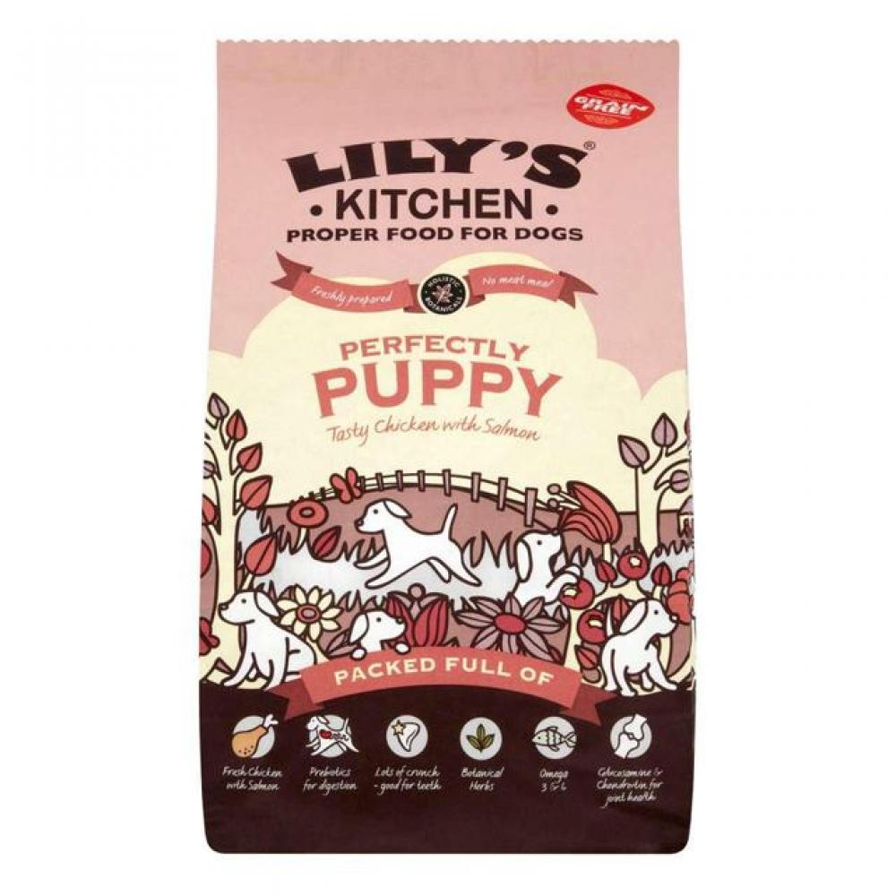 Lilys Kitchen Dry Food for Puppy Dogs Chicken and Scottish Salmon 2.5kg ...