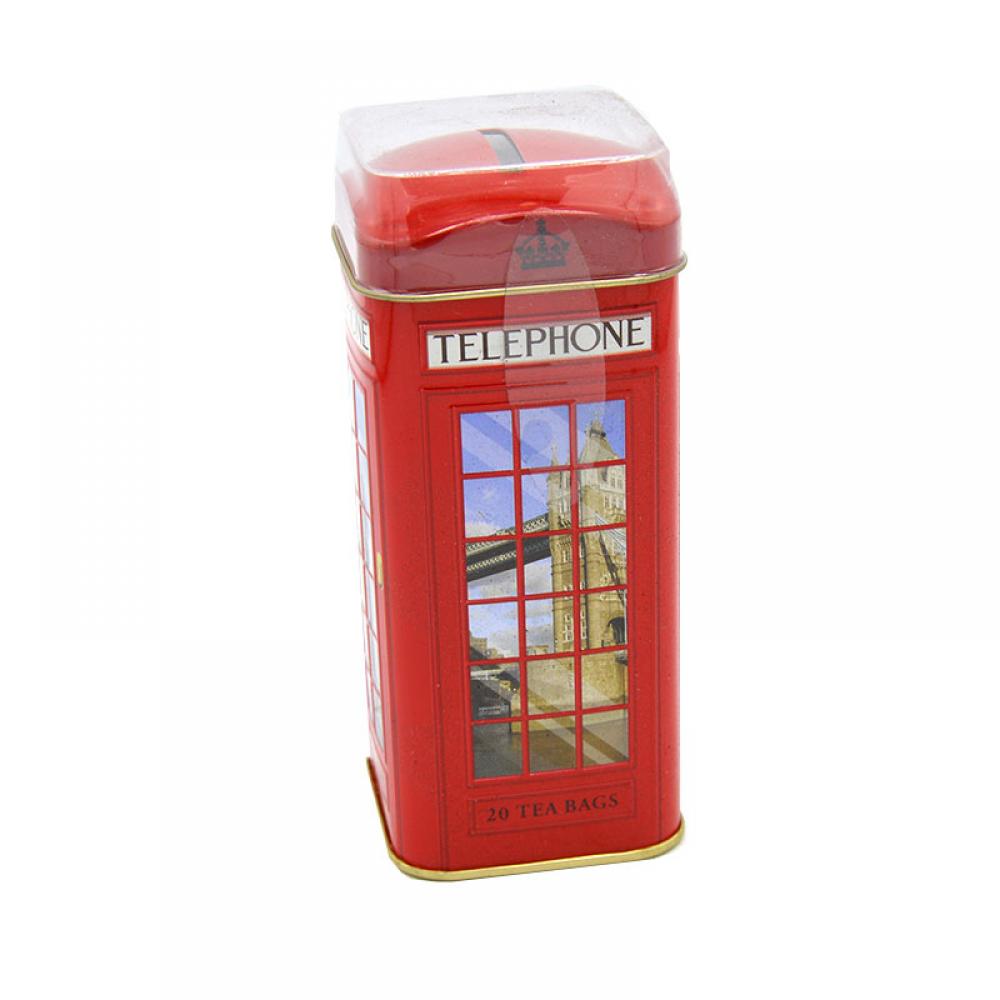 London Red Phone Box English Breakfast 20 Tea Bags 40g