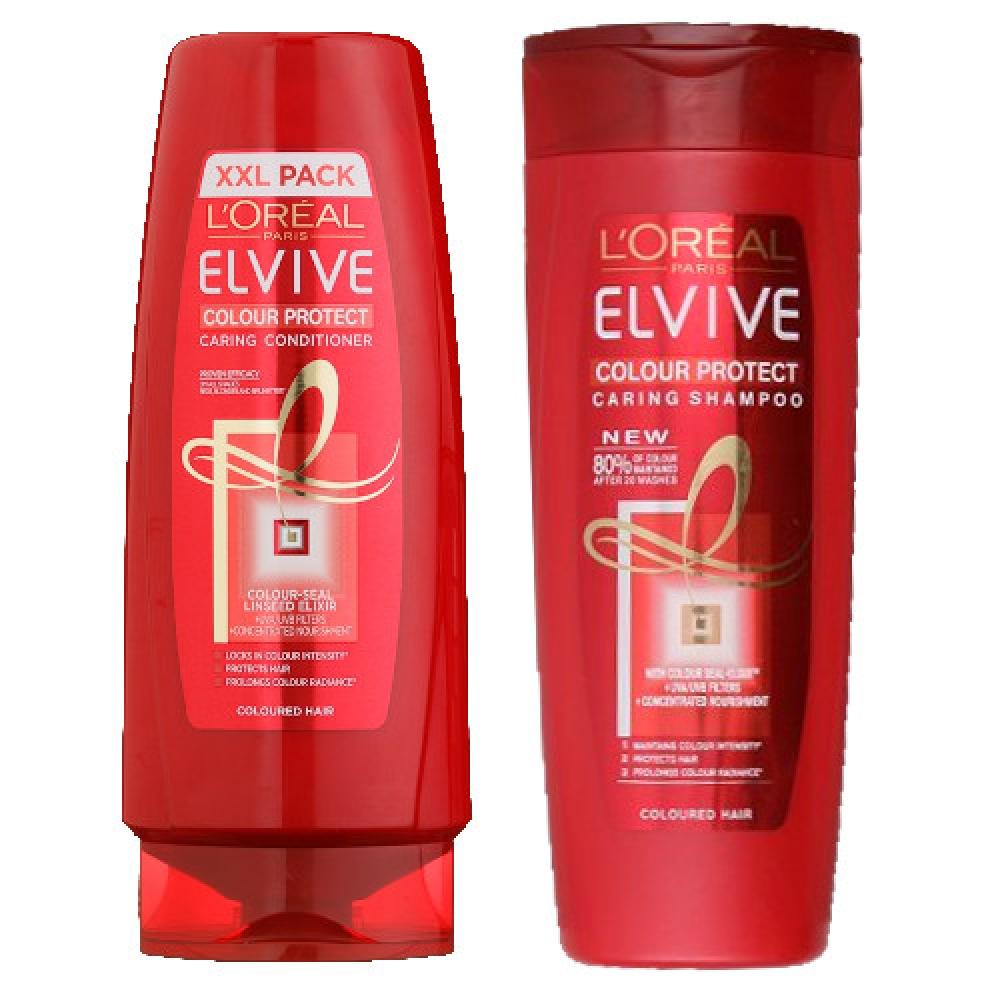Loreal Elvive Colour Protect Shampoo and Conditioner 700ml x 2