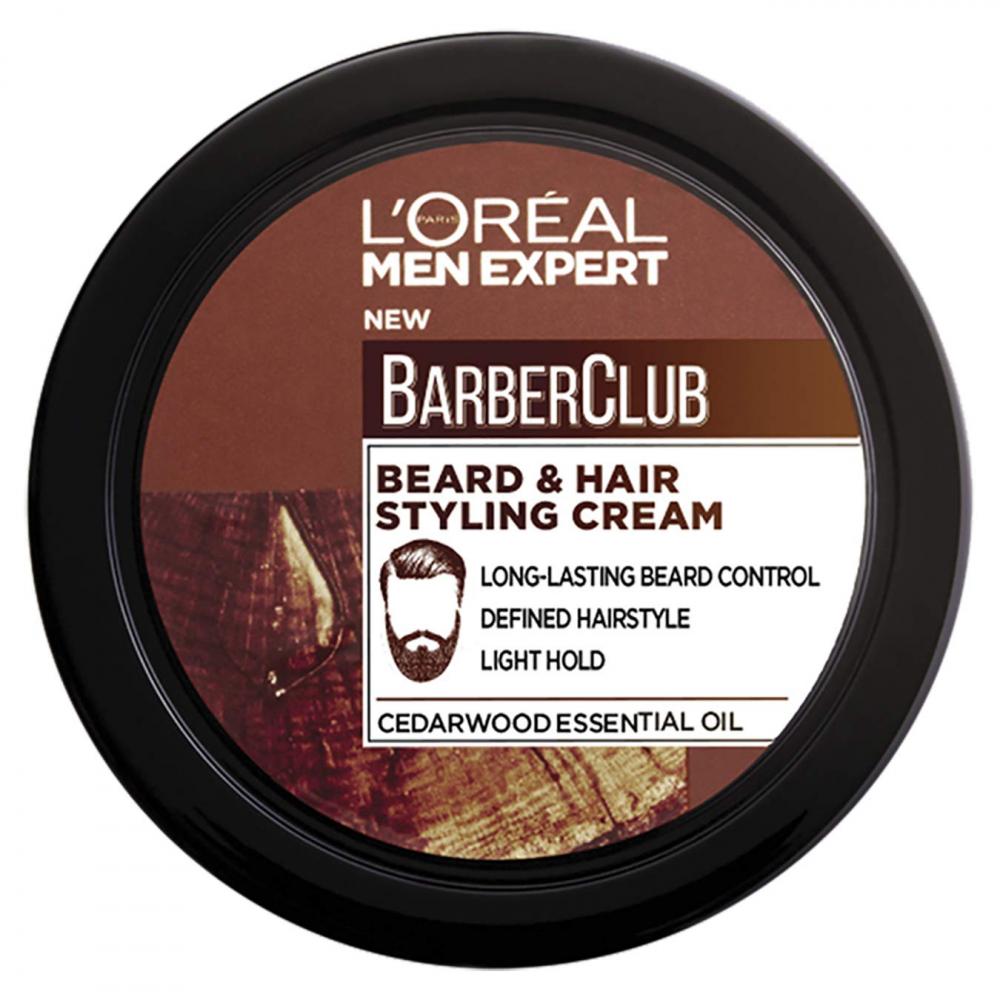 Loreal Men Expert Barber Club Beard And Hair Styling Cream 75ml