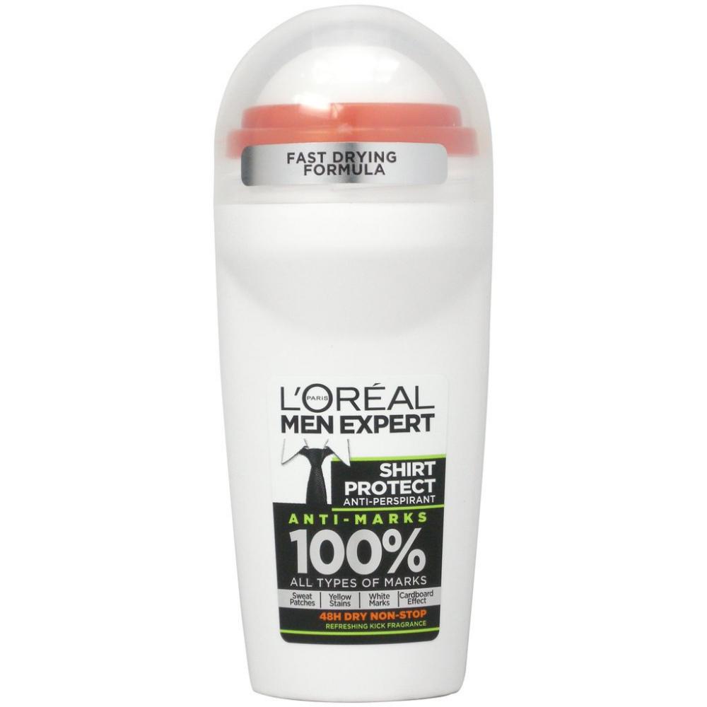 Loreal Men Expert Shirt Protect 48H Anti-Perspirant Roll-On Deodorant 50 ml