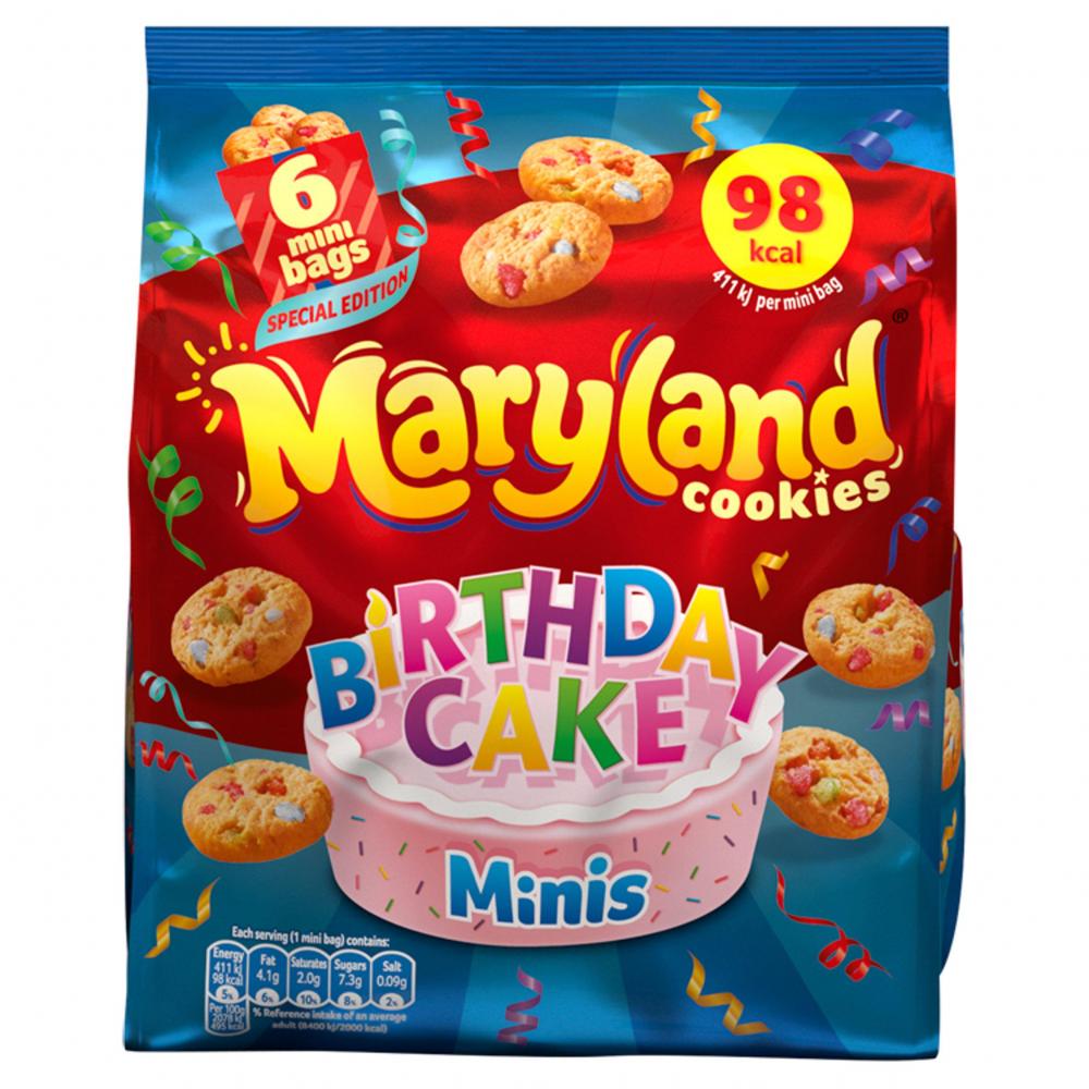 Maryland Birthday Cake Minis 6 Pack