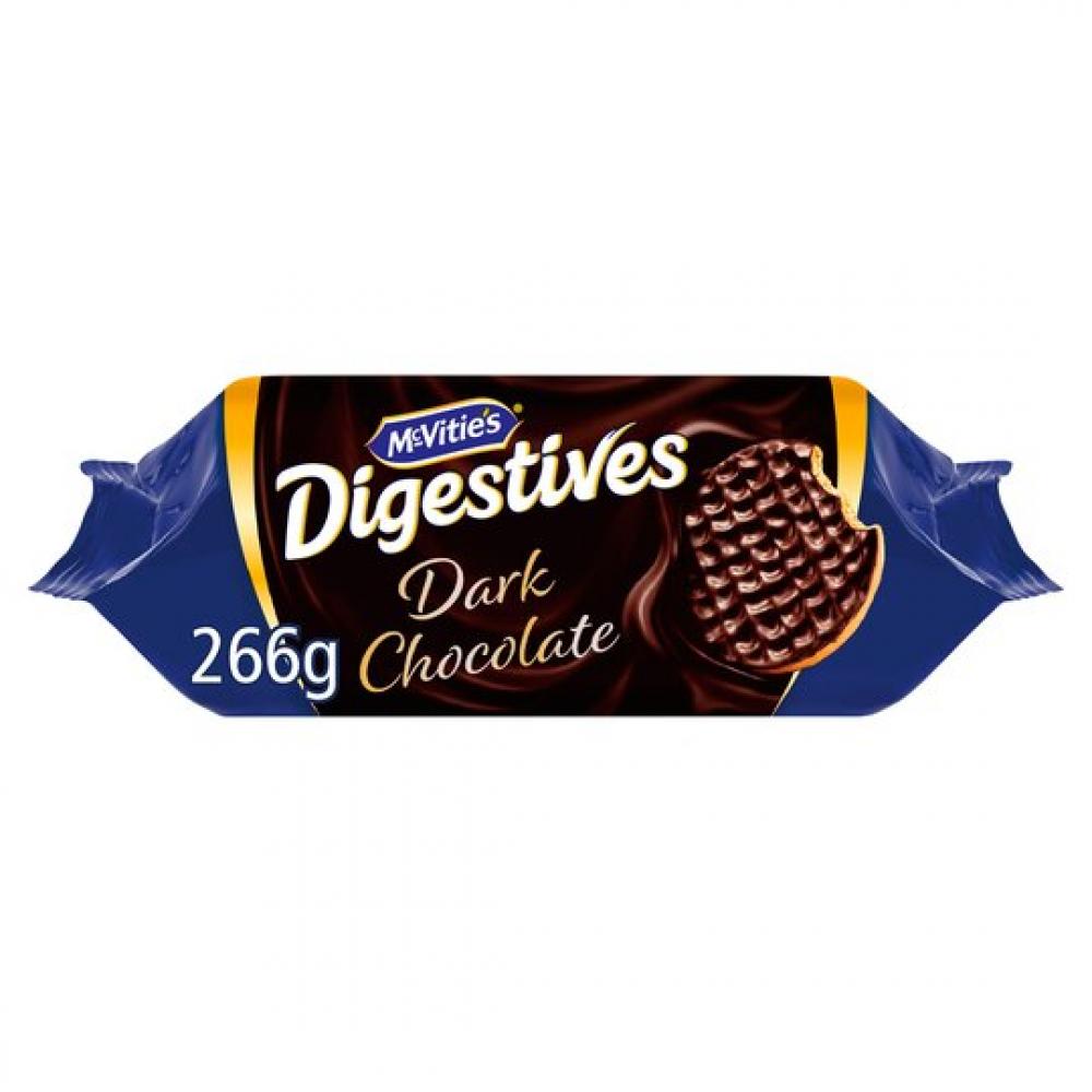 SALE  McVities Digestives Dark Chocolate 266g