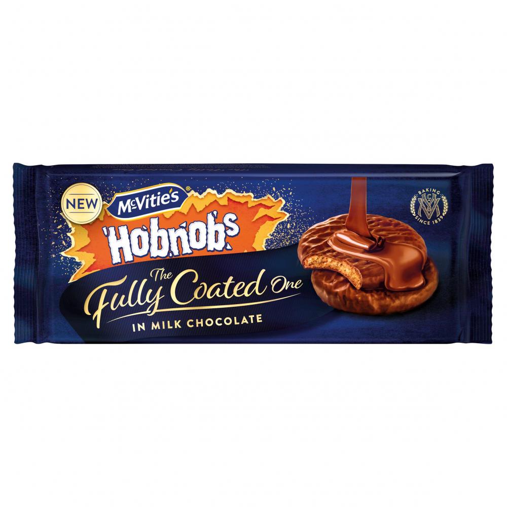 SALE  McVities Hobnobs The Fully Coated One In Milk Chocolate 149g