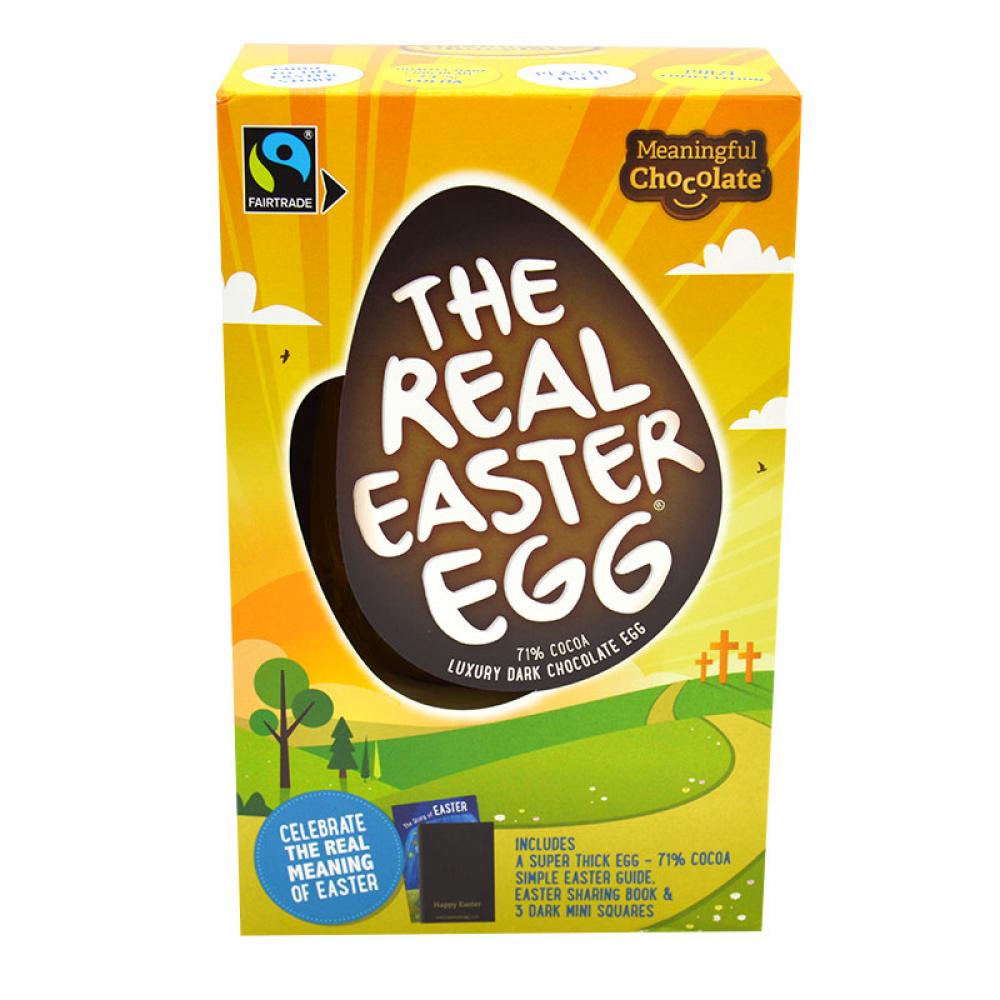 Meaningful Chocolate The Real Dark Chocolate Easter Egg 180g