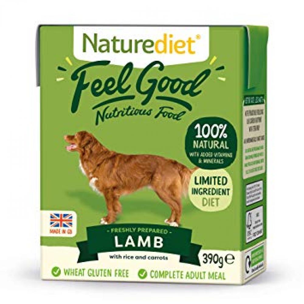 Naturediet Feel Good Lamb With Rice And Carrots 390g