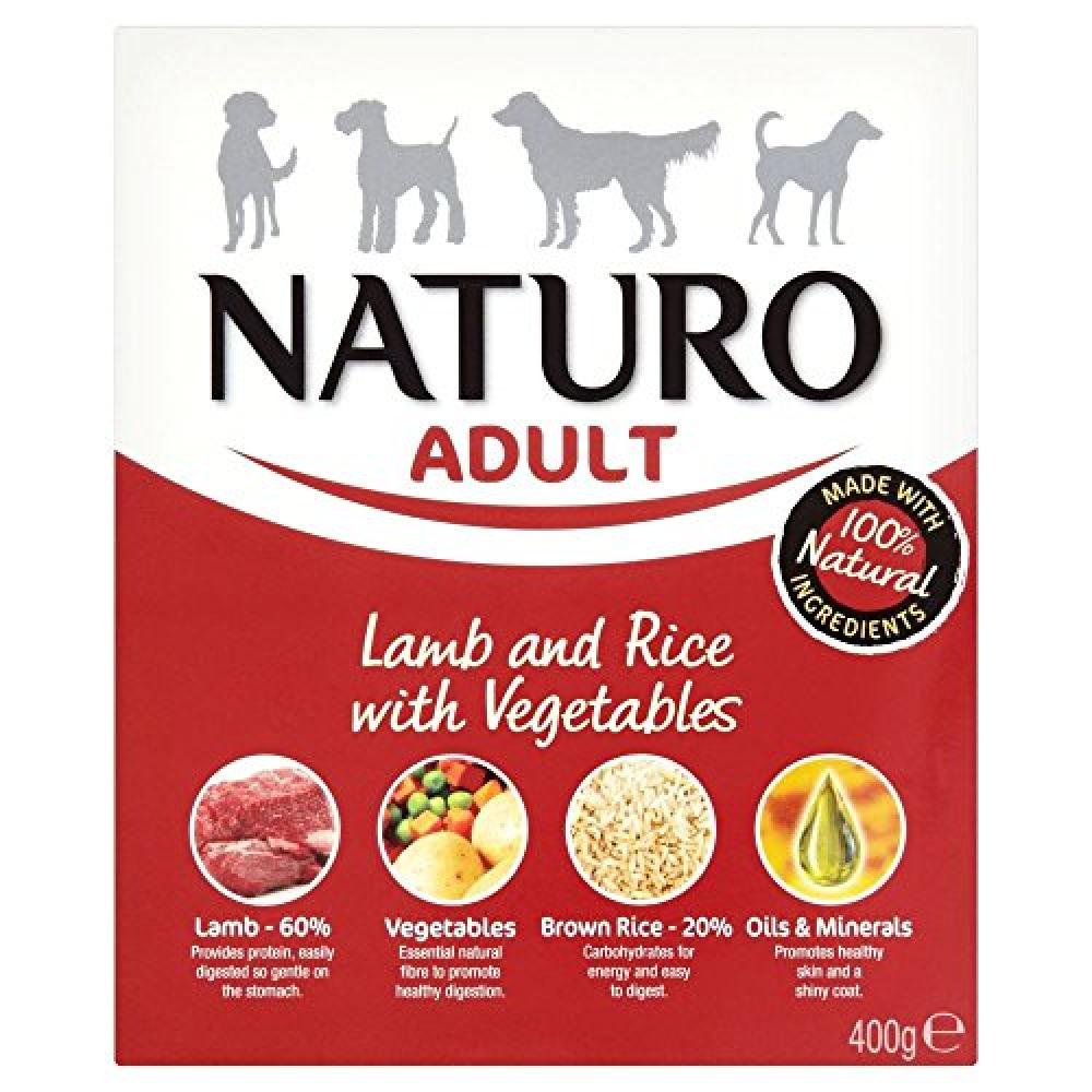 Naturo. Adult Dog Food Lamb and Rice with Vegetables 400 g | Approved Food