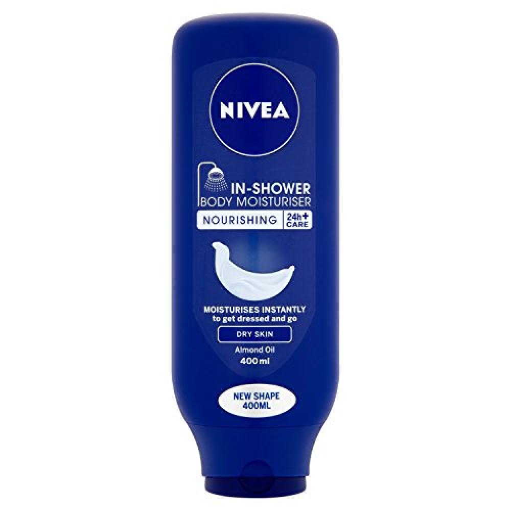 Nivea In Shower Body Moisturiser Nourishing 24h Care Dry Skin 400 ml