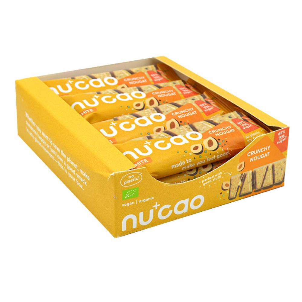 CASE PRICE  Nucao Crunchy Nougat Bar 12 x 40g