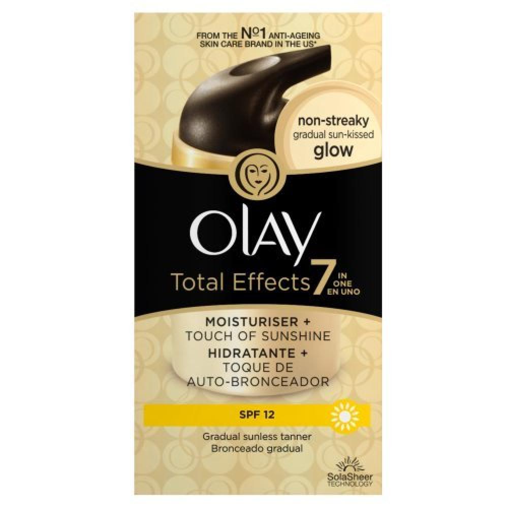 Olay Total Effects 7-in-1 Touch of Sunshine Moisturiser 50ml Damaged Box