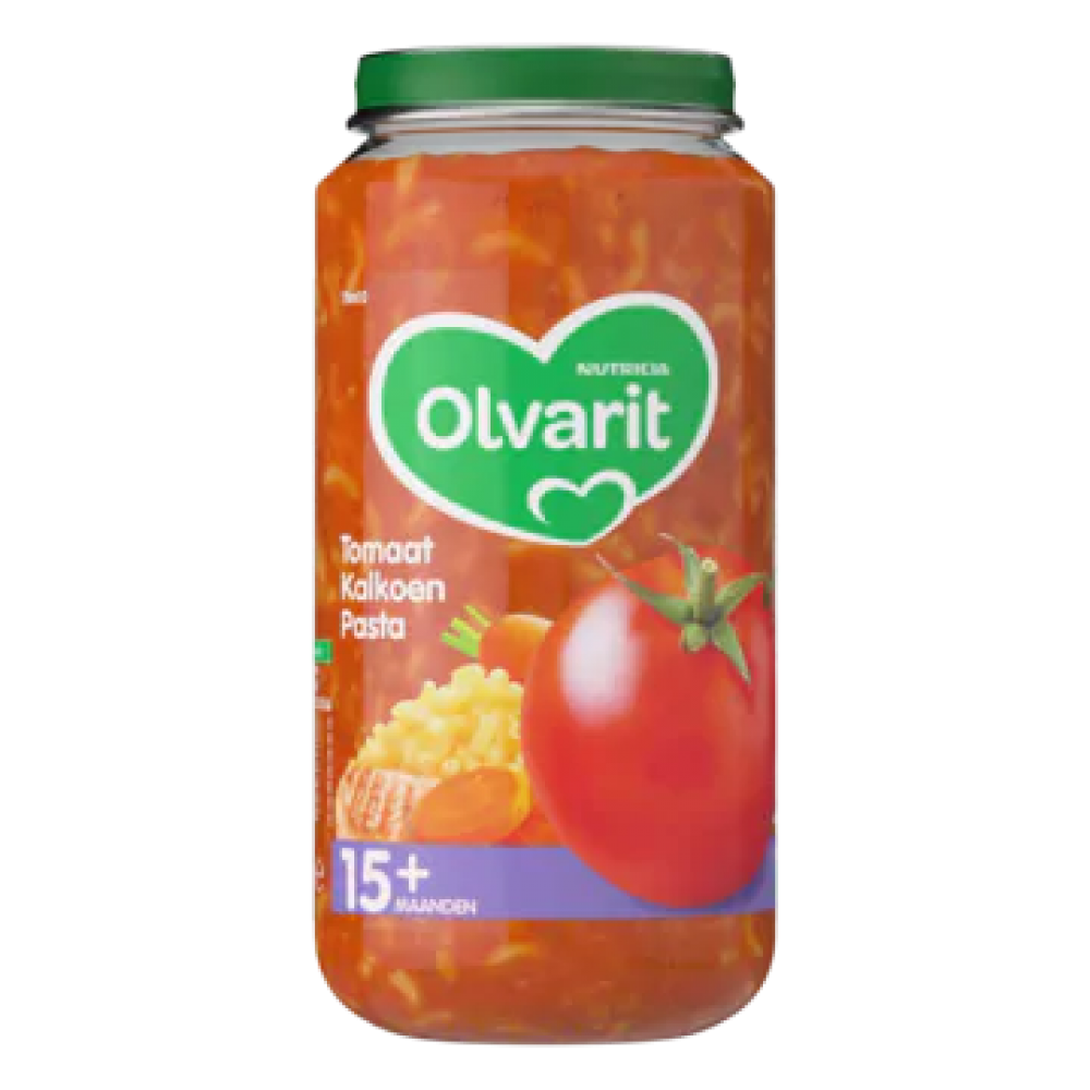 Olvarit Tomato Turkey and Pasta 15 Months Plus 250g