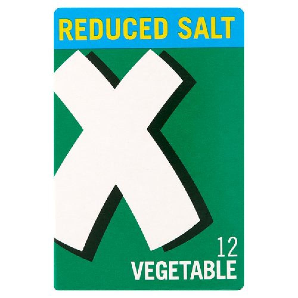 Oxo 12 Vegetable Stock Cubes Reduced Salt