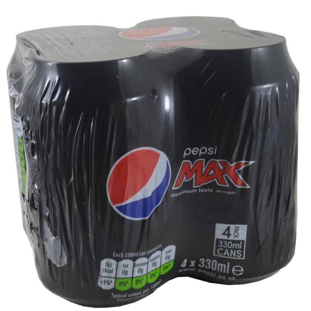 Pepsi Max 330ml x 4 | Approved Food
