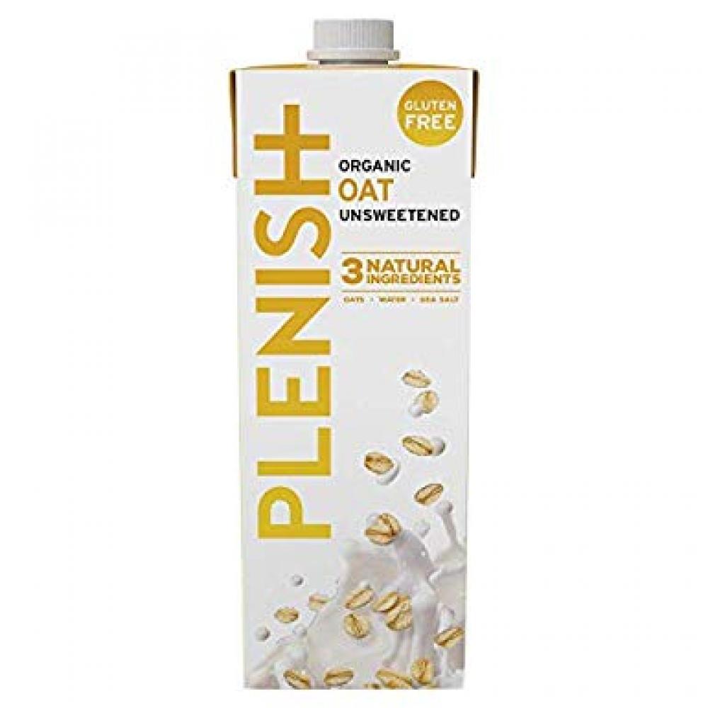 Plenish Organic Oat Unsweetened Milk 1L