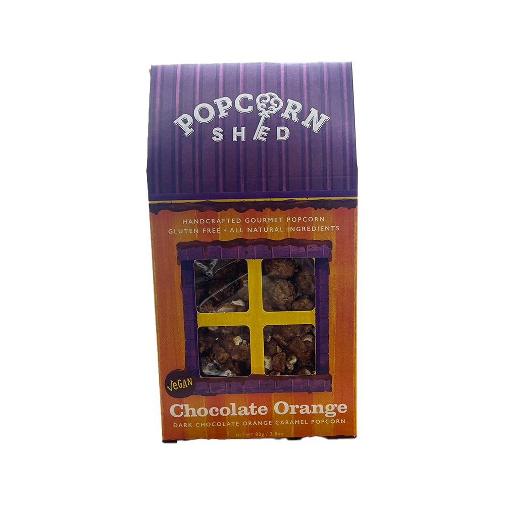 CASE PRICE  Popcorn Shed Chocolate Orange 10x80g