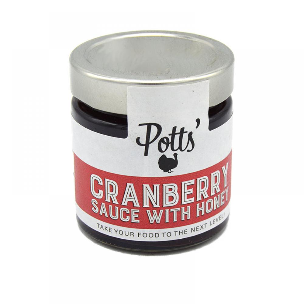 Potts Cranberry Sauce With Honey 225g