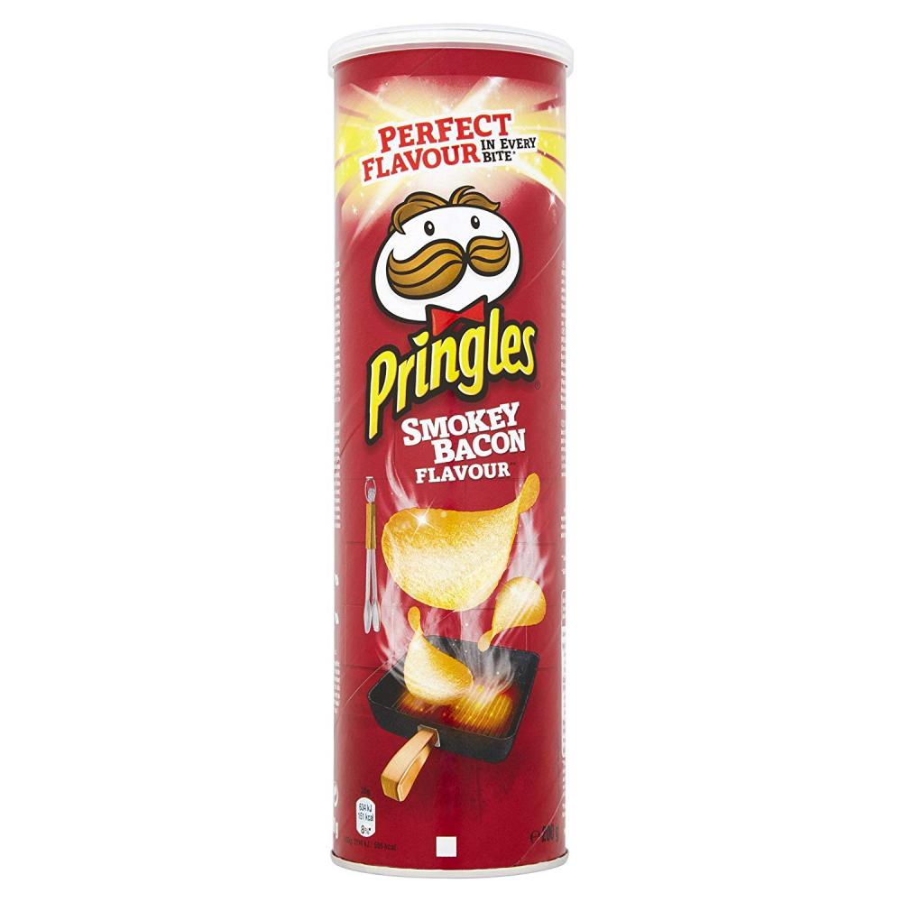 Pringles Smokey Bacon Crisps 200 g | Approved Food