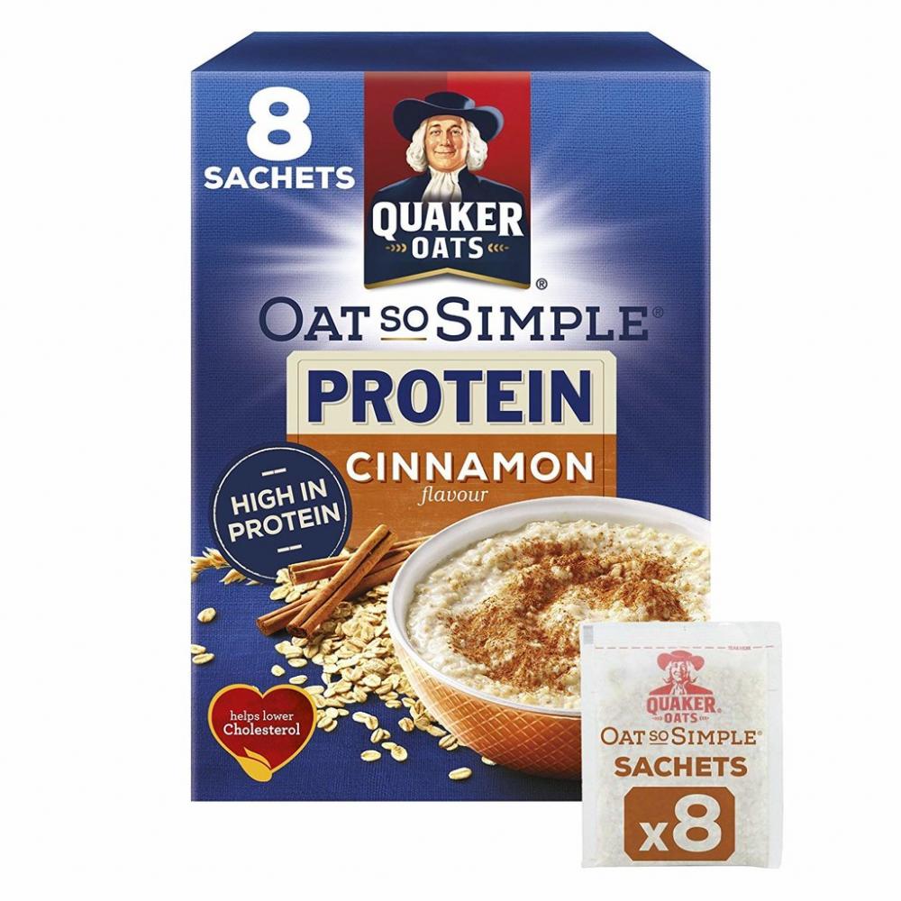 SALE  Quaker Oats So Simple Protein Cinnamon Porridge 368 g