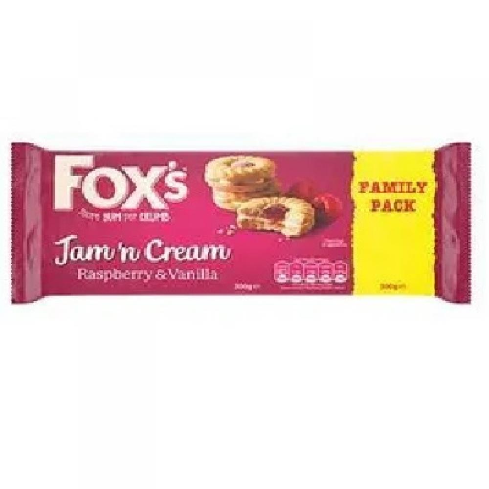 SALE  Foxs Jam N Cream Biscuits 2 x 150g